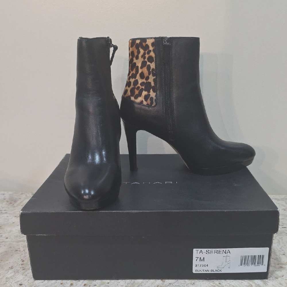 Calf 3 Inch Heel Boots